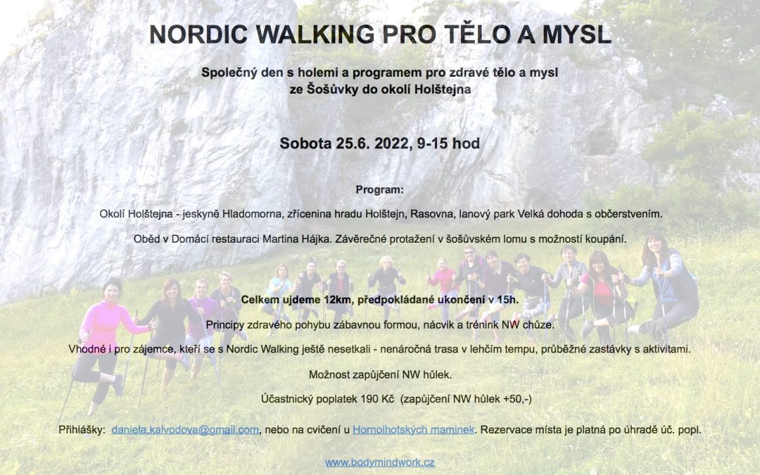 25.6.2022  Nordic Walking pro tělo a mysl